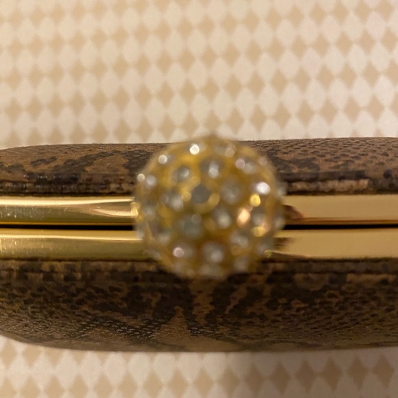 Stephanie Handbags - Alligator print evening bag